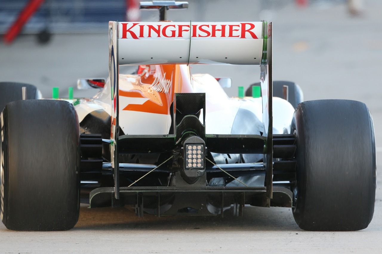 James Rossiter (GBR) Sahara Force India F1 VJM06 Simulator Driver running flow-vis paint.
07.02.2013. 
