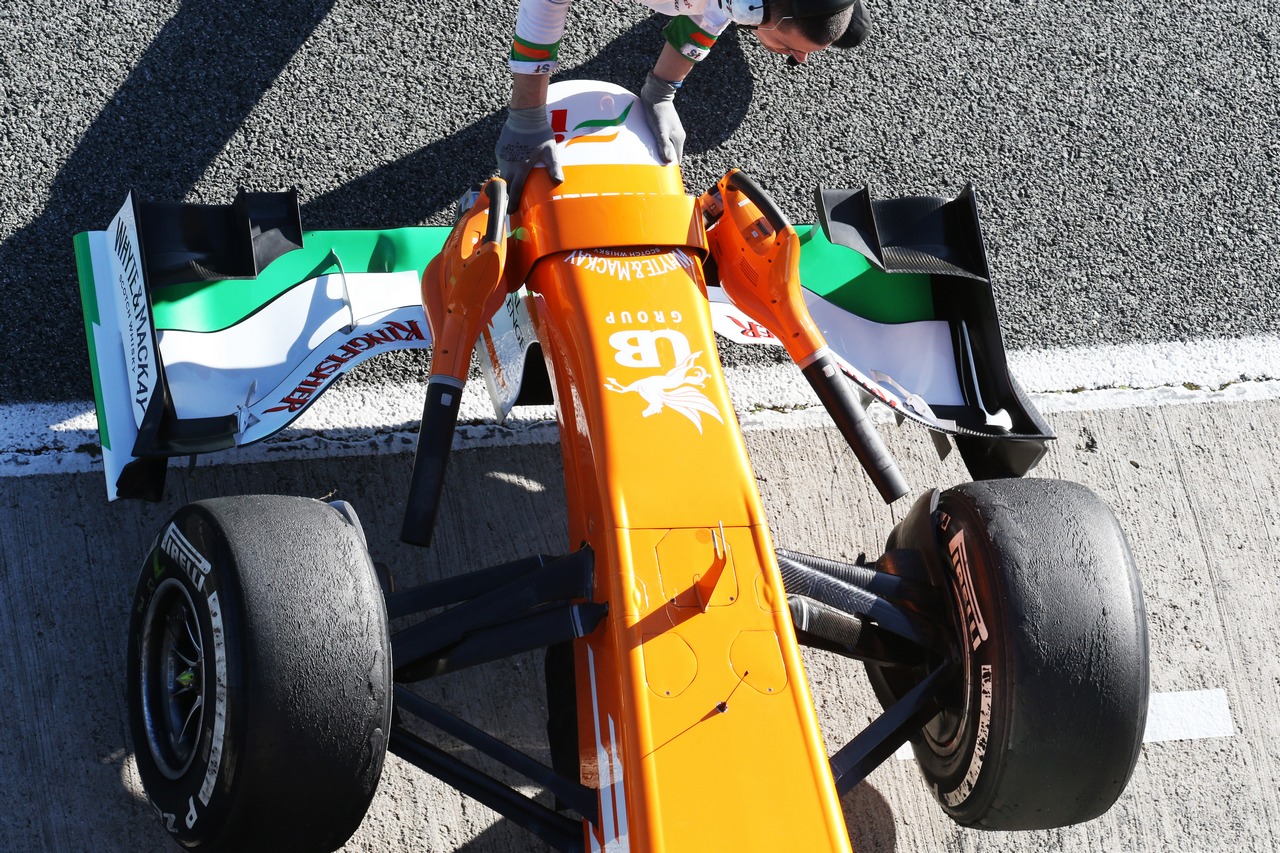 Sahara Force India F1 VJM06 front wing.
07.02.2013. 