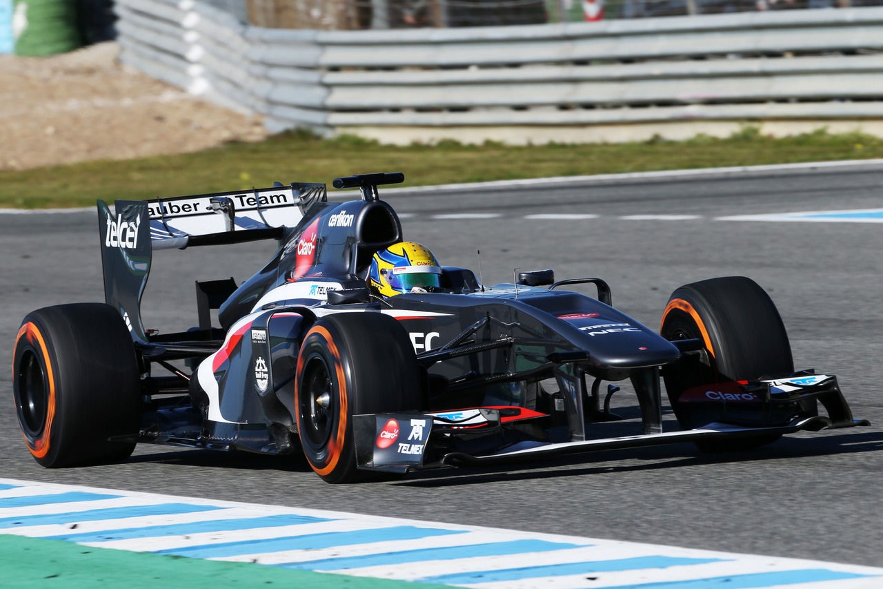 Esteban Gutierrez (MEX) Sauber C32.
07.02.2013. 