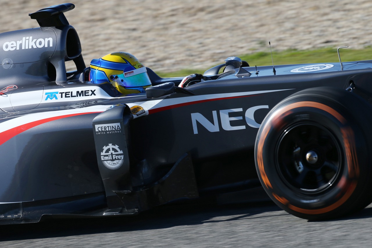 Esteban Gutierrez (MEX) Sauber C32.
07.02.2013. 