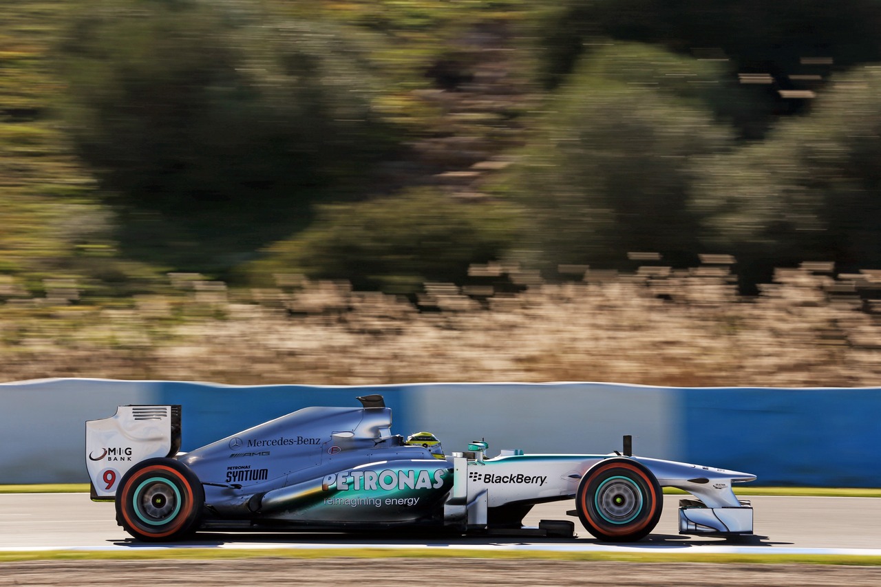Nico Rosberg (GER) Mercedes AMG F1 W04.
07.02.2013. 