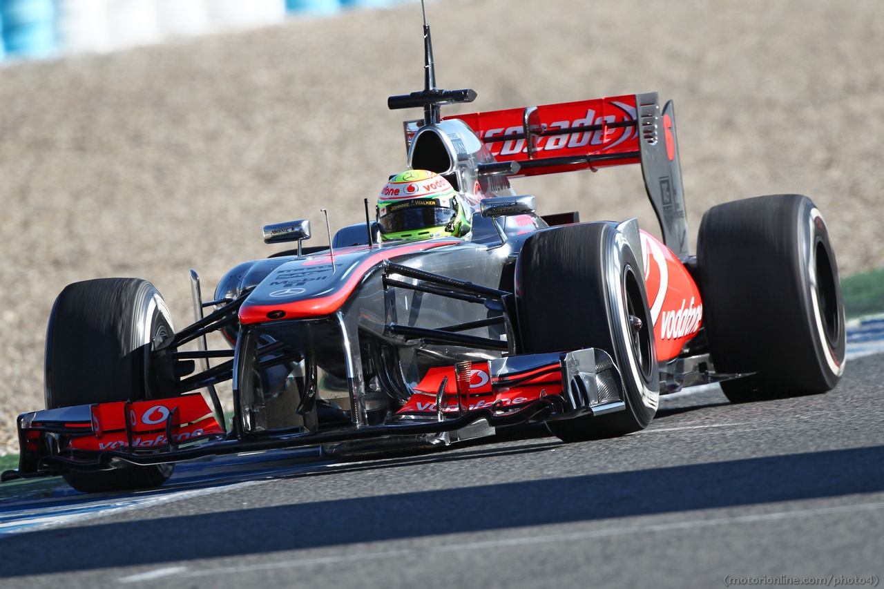 Sergio Perez (MEX) McLaren MP4-28.
08.02.2013. 
