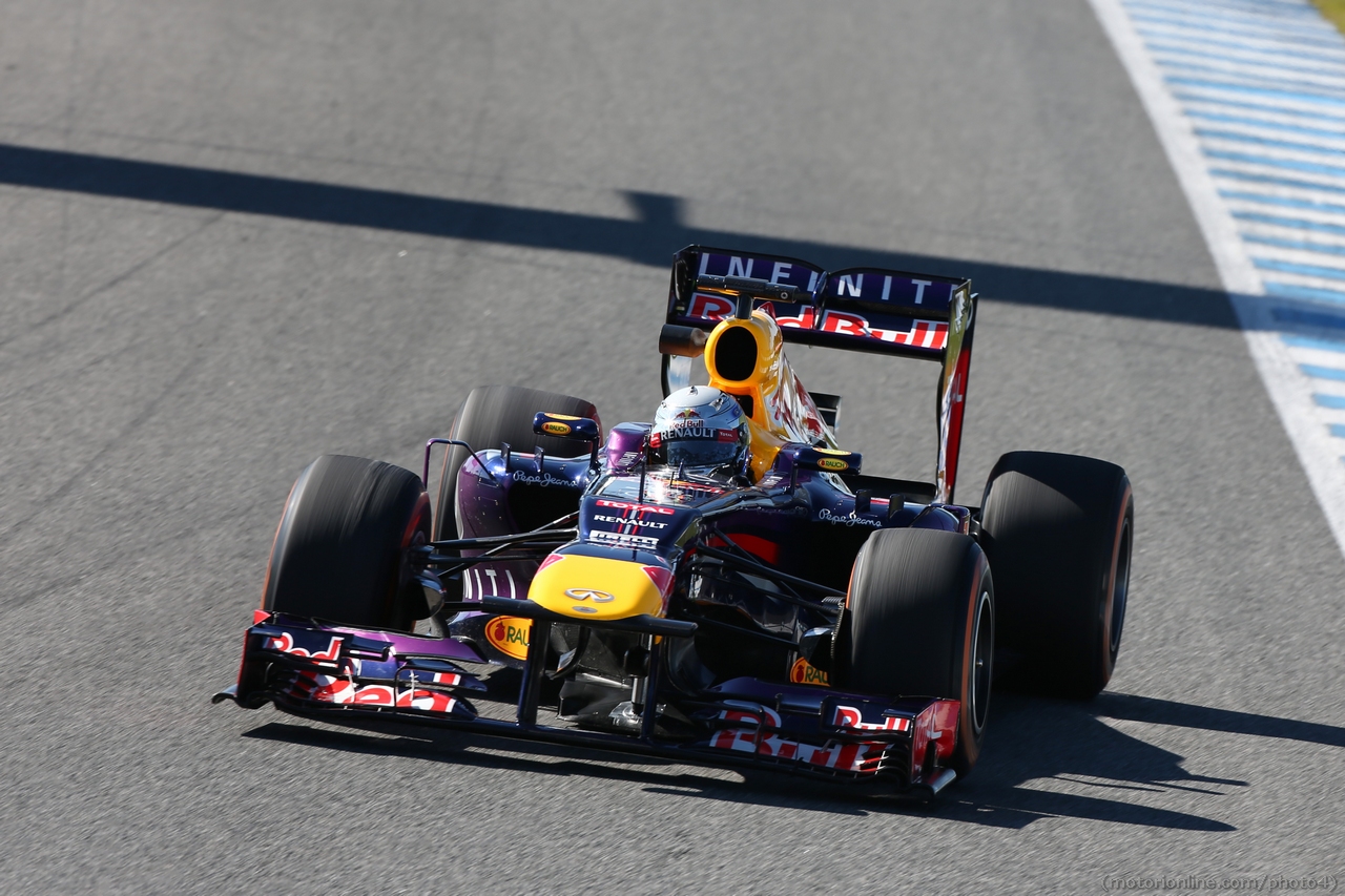 Sebastian Vettel (GER) Red Bull Racing RB9.
08.02.2013. 