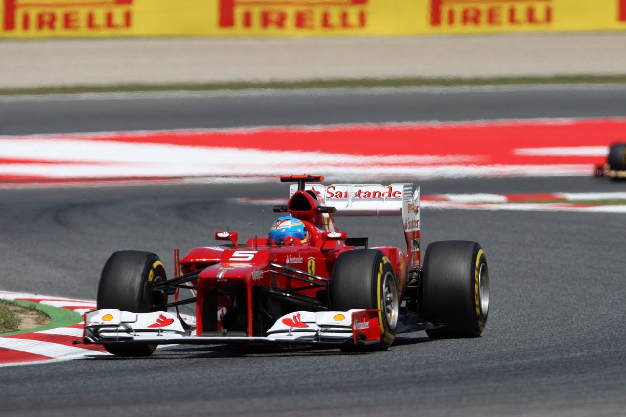 11.05.2012- Free Practice 2, Fernando Alonso (ESP) Scuderia Ferrari F2012