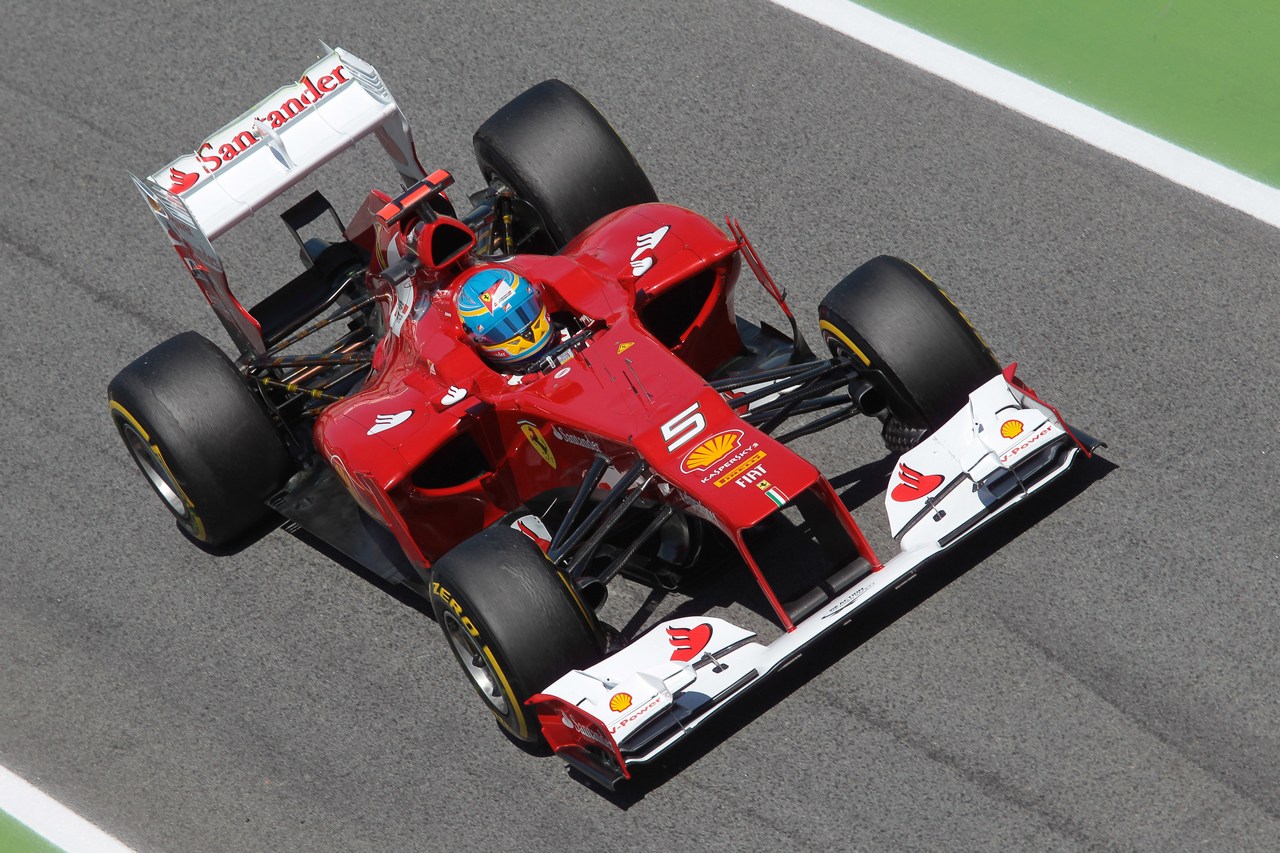11.05.2012- Free Practice 2, Fernando Alonso (ESP) Scuderia Ferrari F2012 