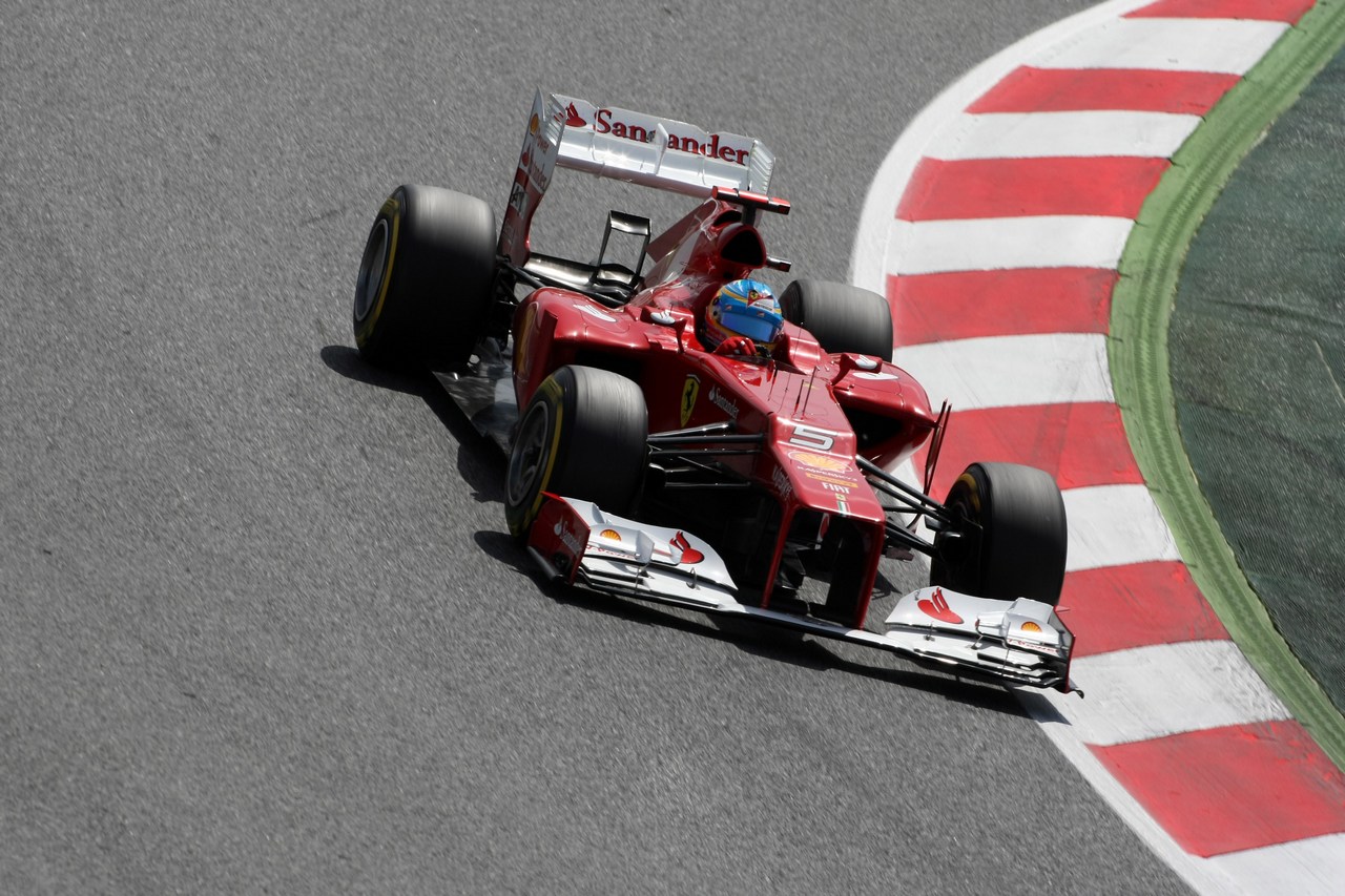 12.05.2012- Free Practice 3, Fernando Alonso (ESP) Scuderia Ferrari F2012 
