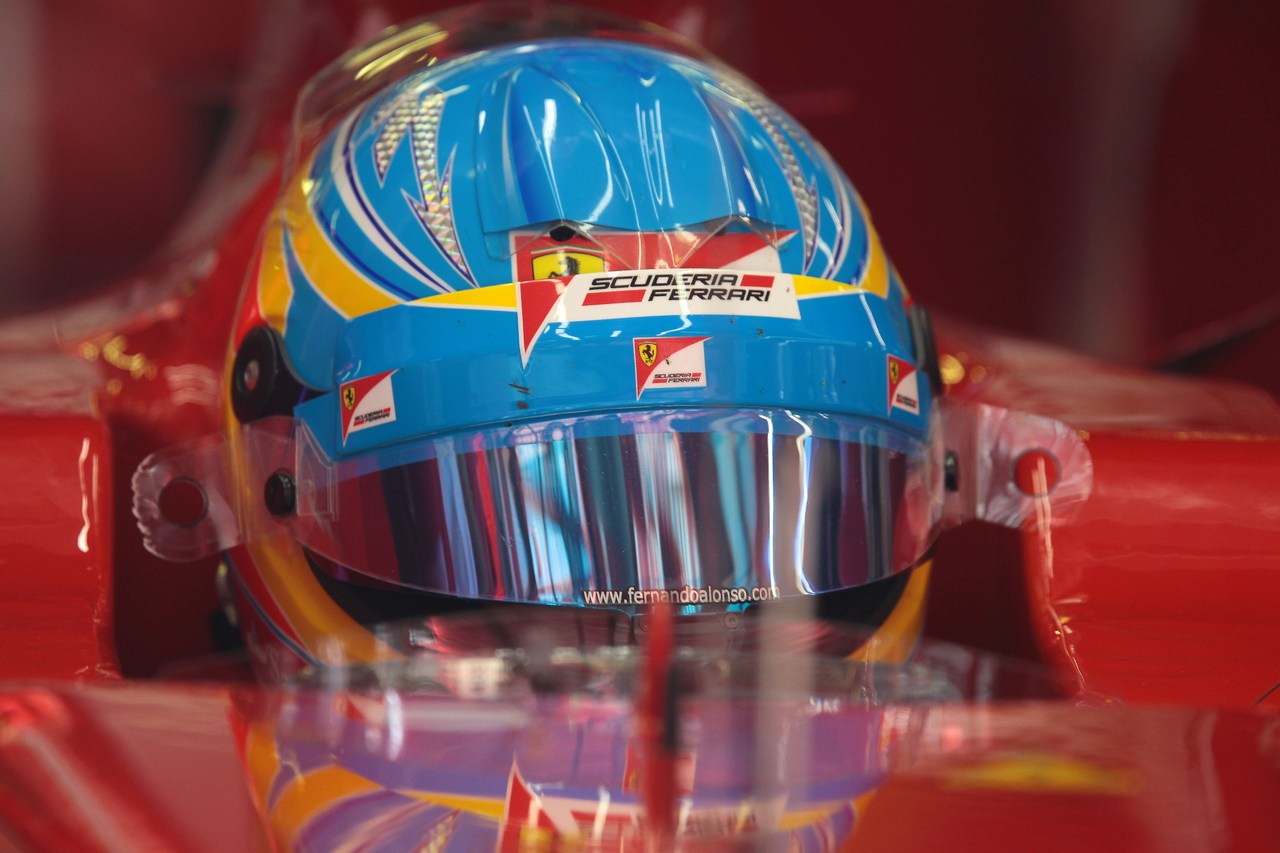 12.05.2012- Free Practice 3, Fernando Alonso (ESP) Scuderia Ferrari F2012 