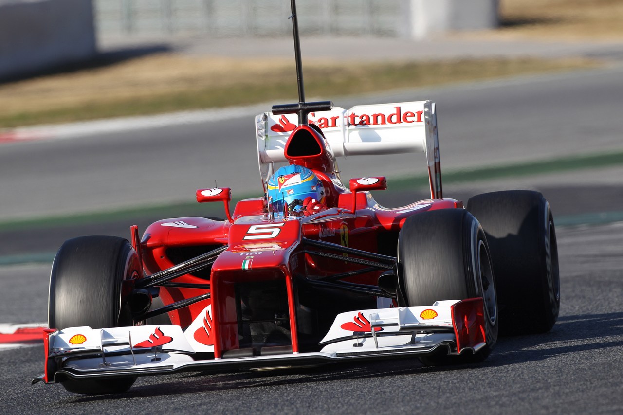 21.02.2012, Barcelona, Spain,
Fernando Alonso (ESP), Scuderia Ferrari - Formula 1 Testing, day 1 - Formula 1 World Championship 