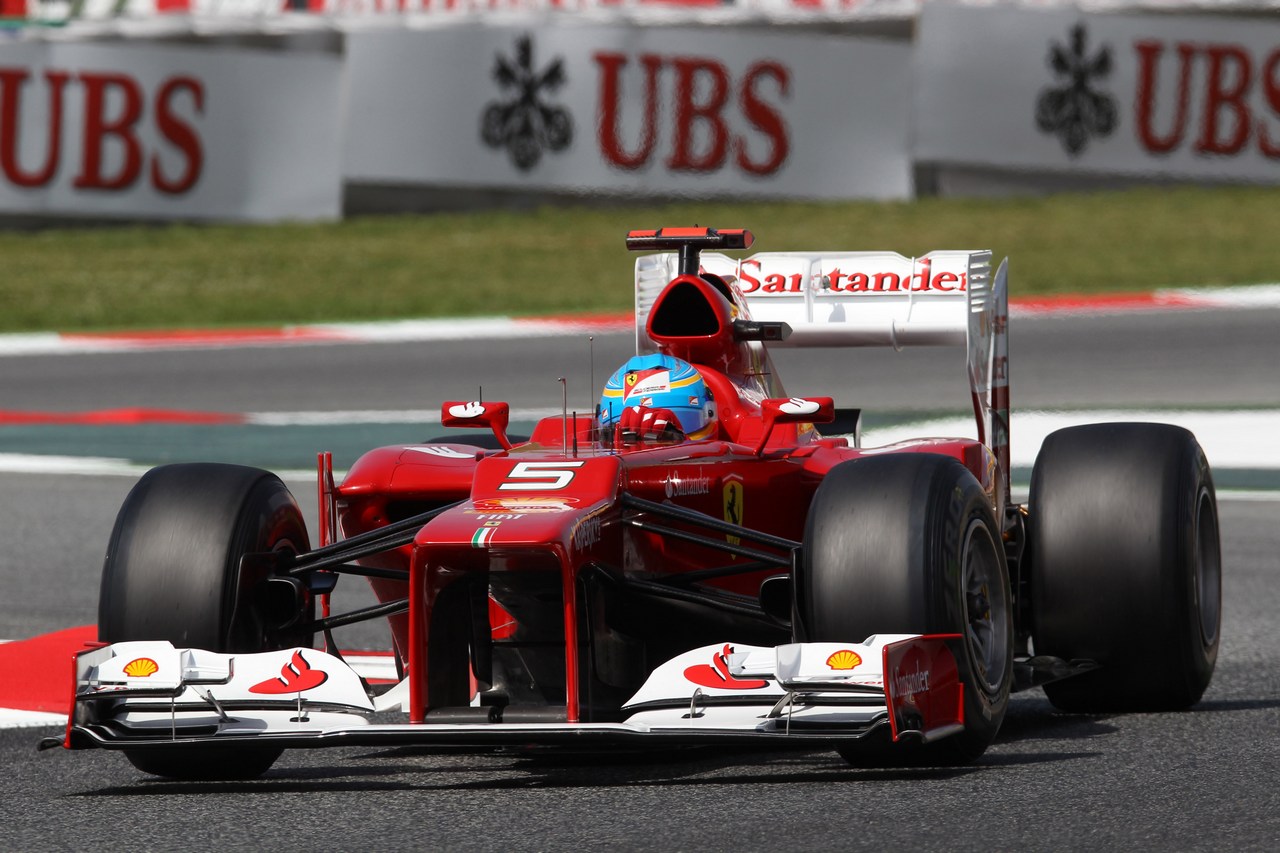 12.05.2012- Free Practice 3, Fernando Alonso (ESP) Scuderia Ferrari F2012 
