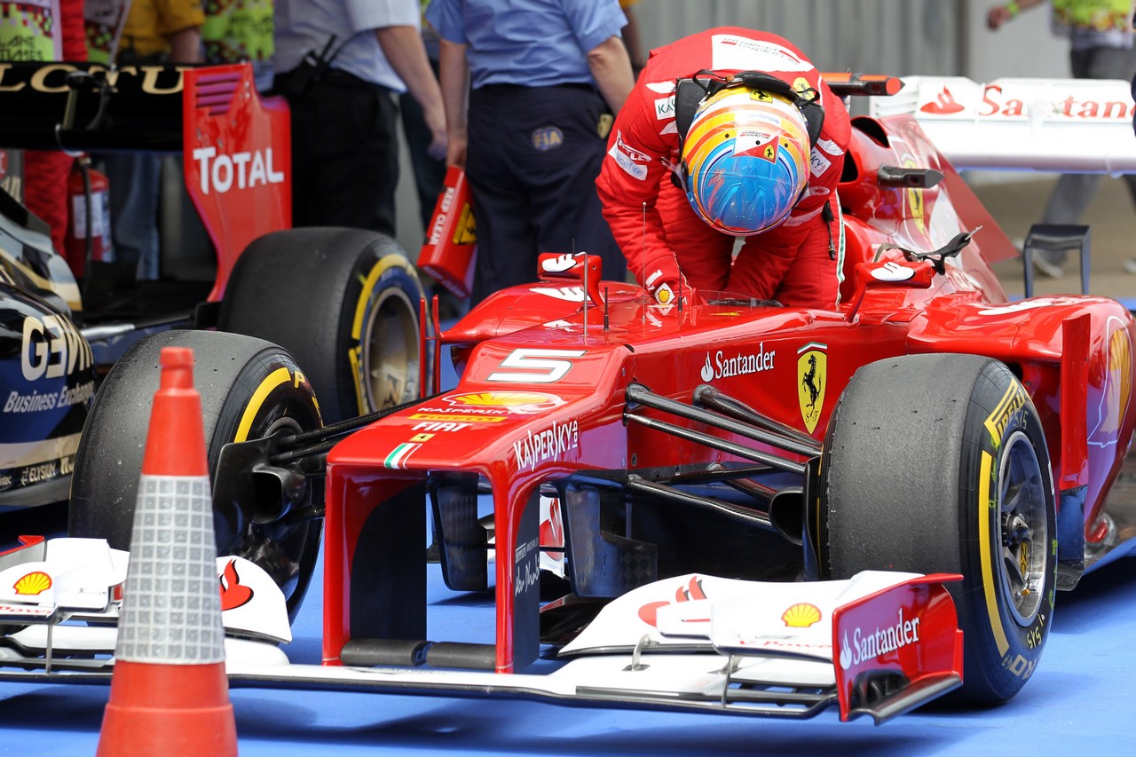 12.05.2012- Qualifying, Fernando Alonso (ESP) Scuderia Ferrari F2012 