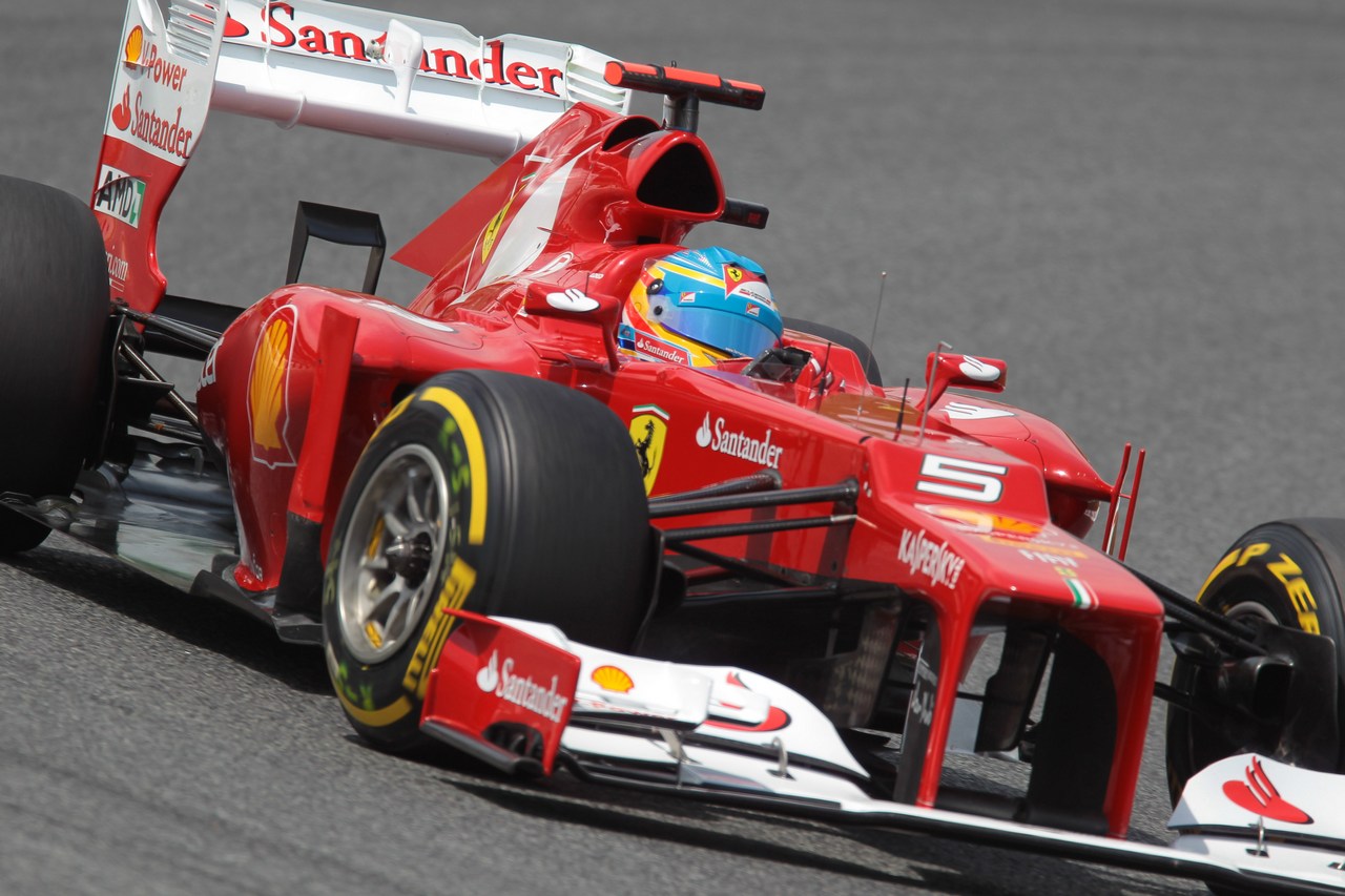 12.05.2012- Qualifying, Fernando Alonso (ESP) Scuderia Ferrari F2012