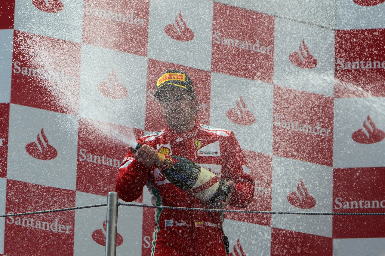 13.05.2012- Race, 2nd position Fernando Alonso (ESP) Scuderia Ferrari F2012