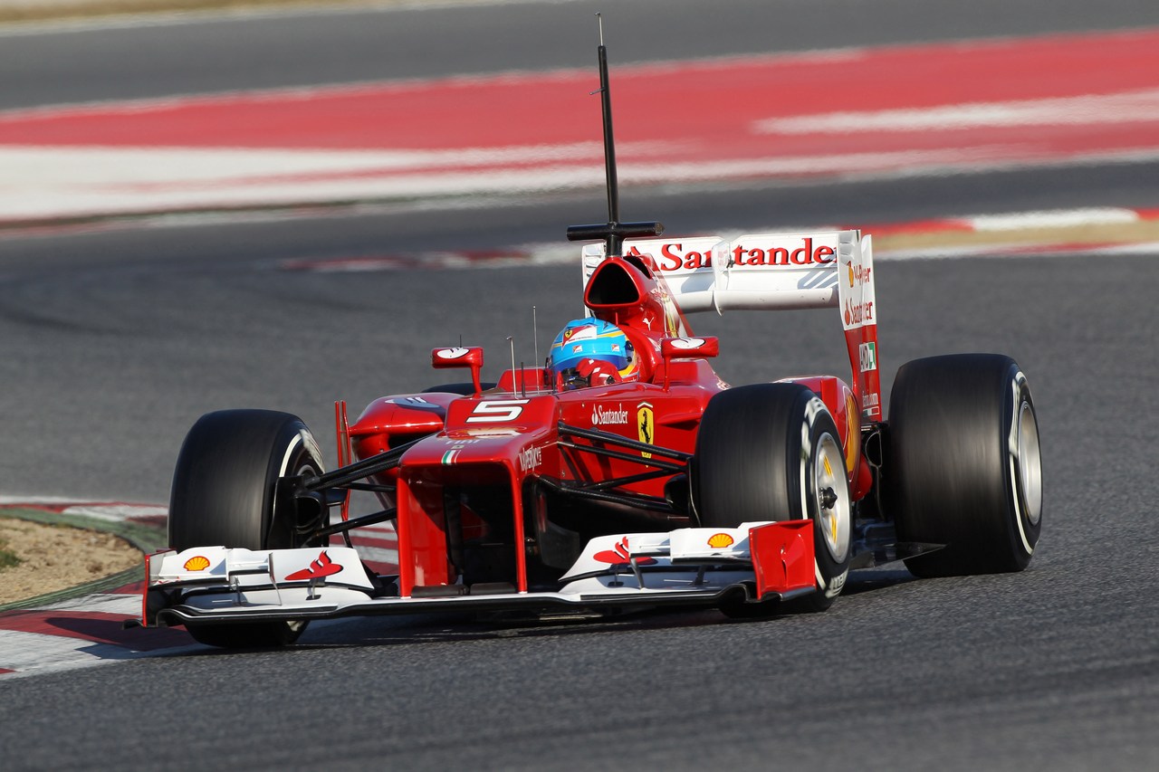 21.02.2012, Barcelona, Spain,
Fernando Alonso (ESP), Scuderia Ferrari - Formula 1 Testing, day 1 - Formula 1 World Championship 