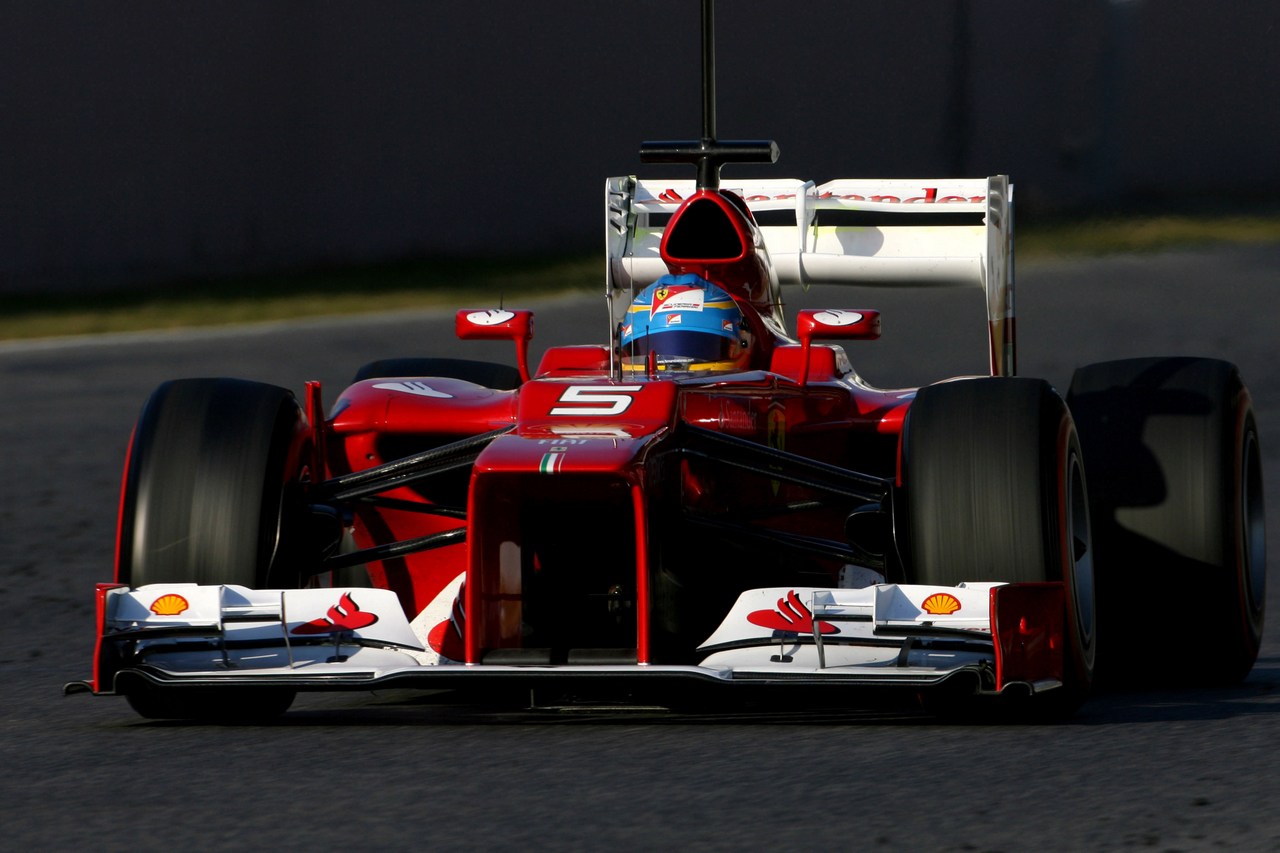 22.02.2012, Barcelona, Spain,
Fernando Alonso (ESP), Scuderia Ferrari   - Formula 1 Testing, day 2 - Formula 1 World Championship