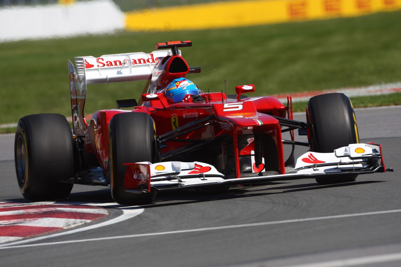 09.06.2012- Free Practice 3, Fernando Alonso (ESP) Scuderia Ferrari F2012 