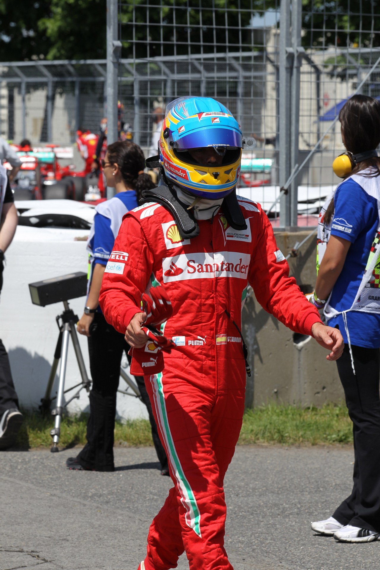 09.06.2012- Qualifying, Fernando Alonso (ESP) Scuderia Ferrari F2012 