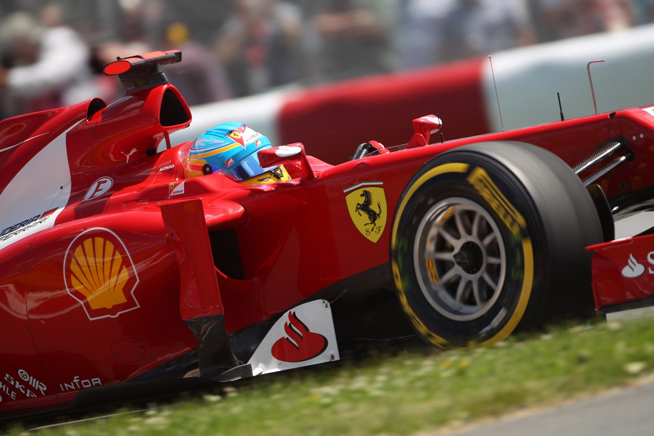 09.06.2012- Qualifying, Fernando Alonso (ESP) Scuderia Ferrari F2012