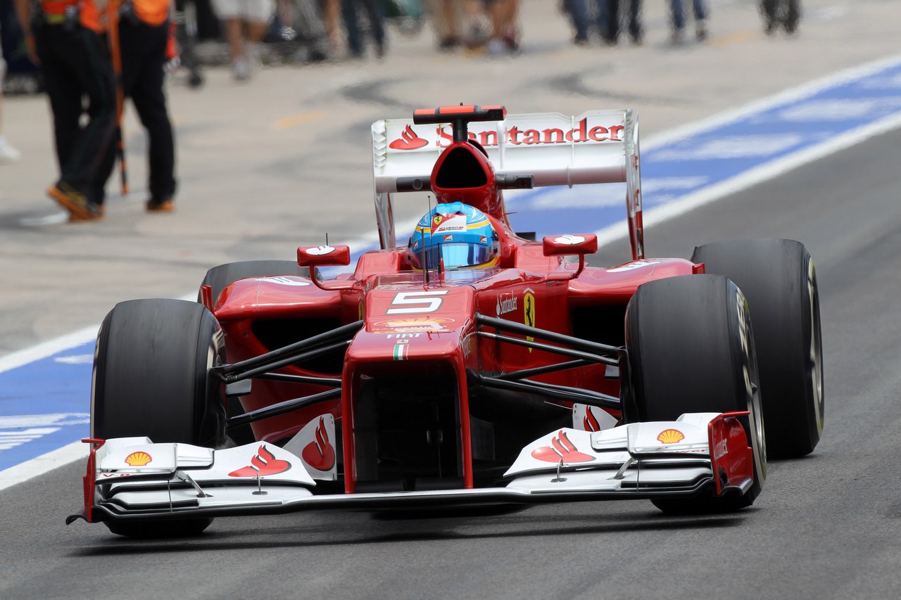 22.06.2012- Free Practice 2, Fernando Alonso (ESP) Scuderia Ferrari F2012
