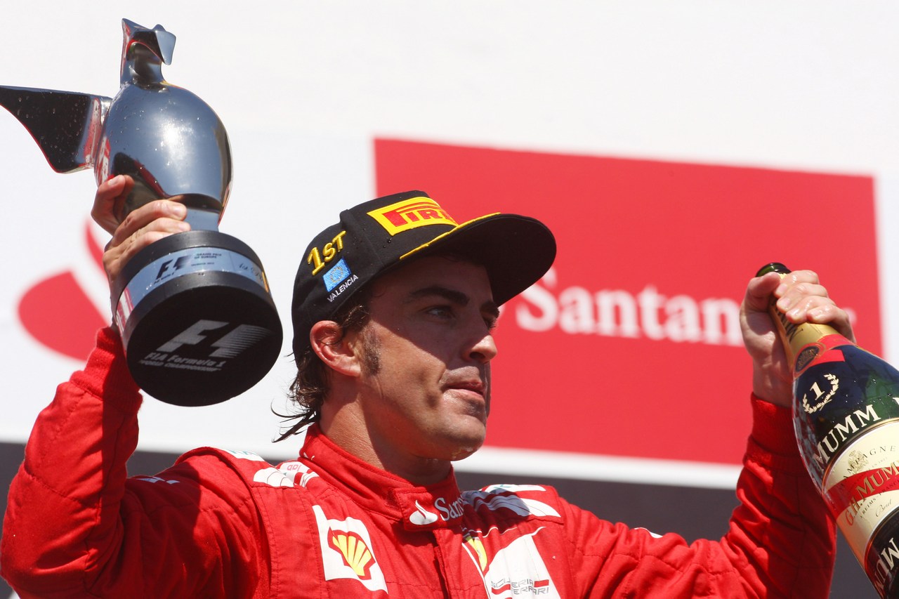 24.06.2012- Race, Fernando Alonso (ESP) Scuderia Ferrari F2012 race winner
