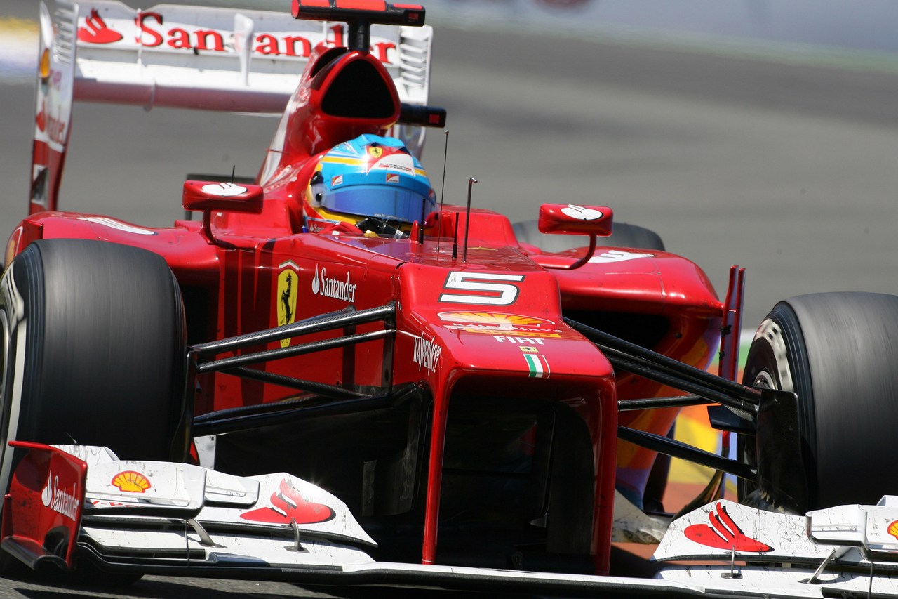 24.06.2012- Race, Fernando Alonso (ESP) Scuderia Ferrari F2012 