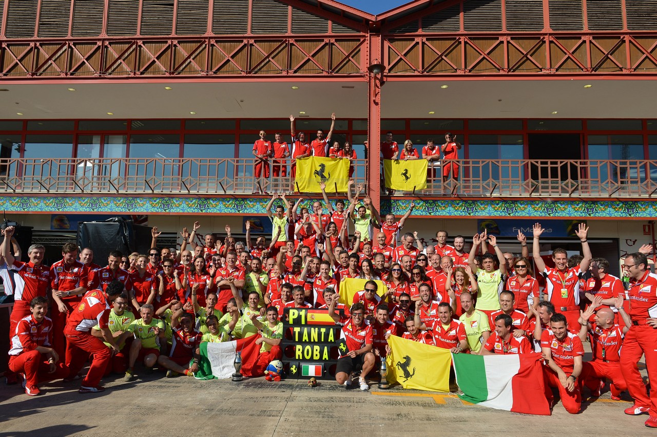 24.06.2012- Celebration, Fernando Alonso (ESP) Scuderia Ferrari F2012 race winner 