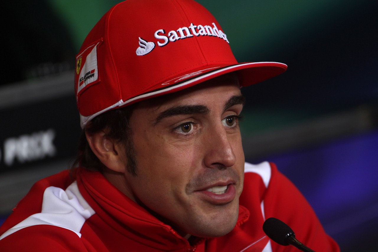 05.07.2012- Press conference, Fernando Alonso (ESP) Scuderia Ferrari F2012 