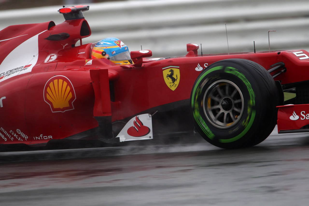 06.07.2012- Free Practice 2, Fernando Alonso (ESP) Scuderia Ferrari F2012 