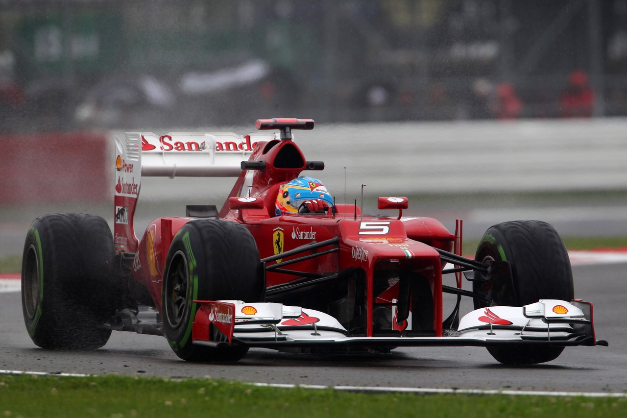 06.07.2012- Free Practice 2, Fernando Alonso (ESP) Scuderia Ferrari F2012 