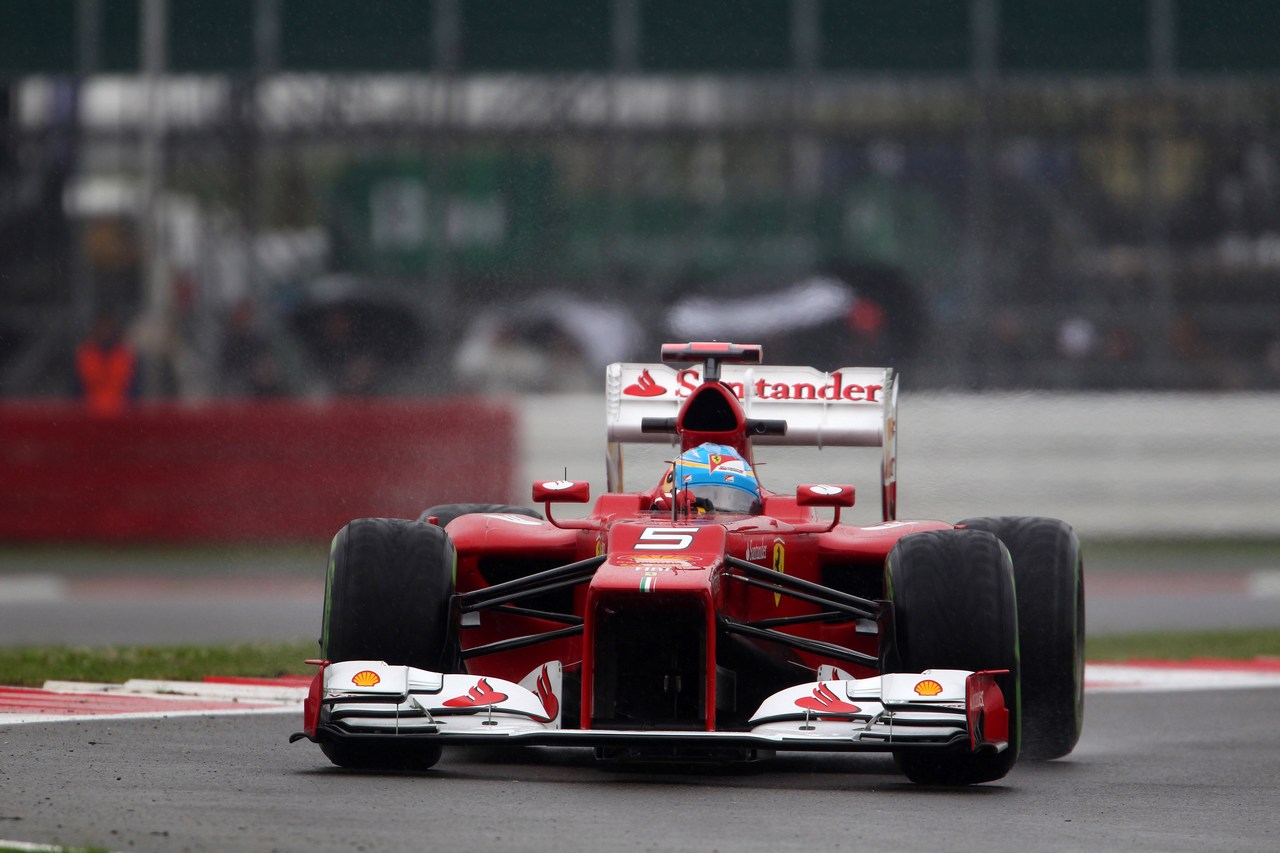 06.07.2012- Free Practice 2, Fernando Alonso (ESP) Scuderia Ferrari F2012 
