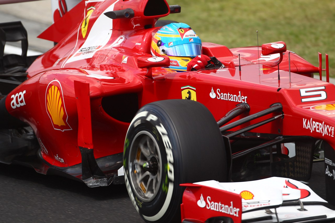 27.07.2012- Free Practice 2, Fernando Alonso (ESP) Scuderia Ferrari F2012