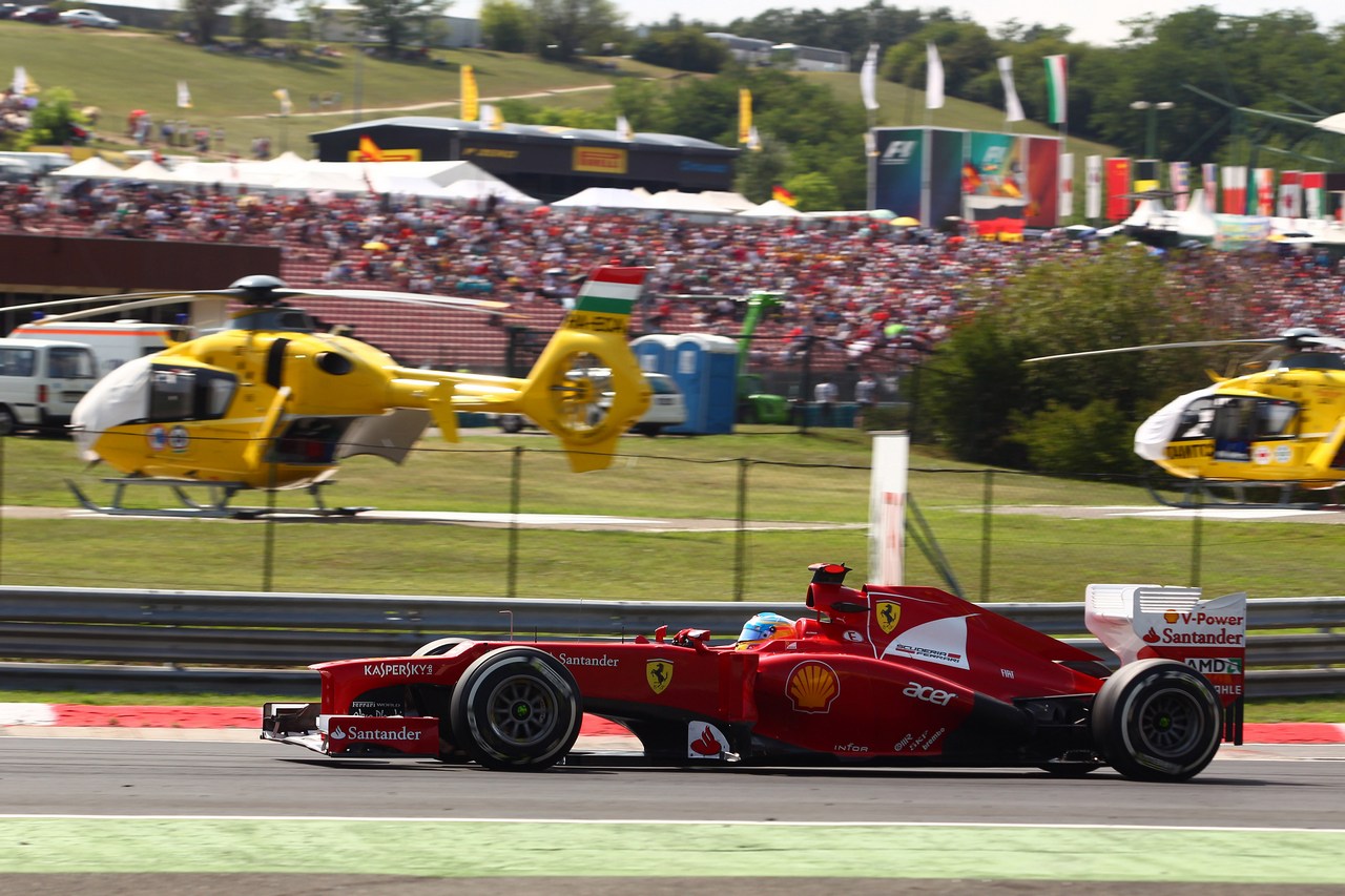 29.07.2012- Race, Fernando Alonso (ESP) Scuderia Ferrari F2012 