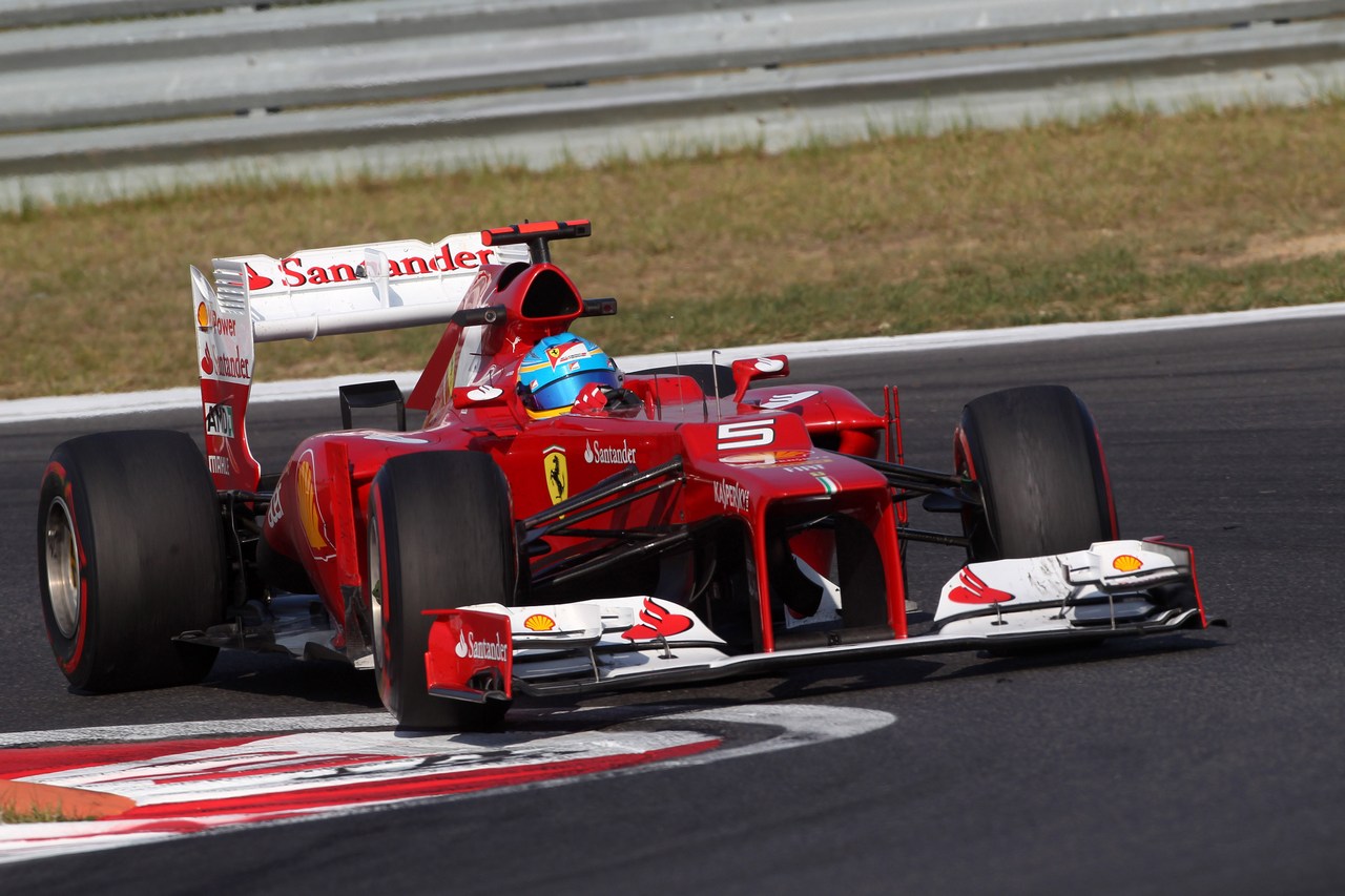 12.10.2012-  Free Practice 2, Fernando Alonso (ESP) Scuderia Ferrari F2012 