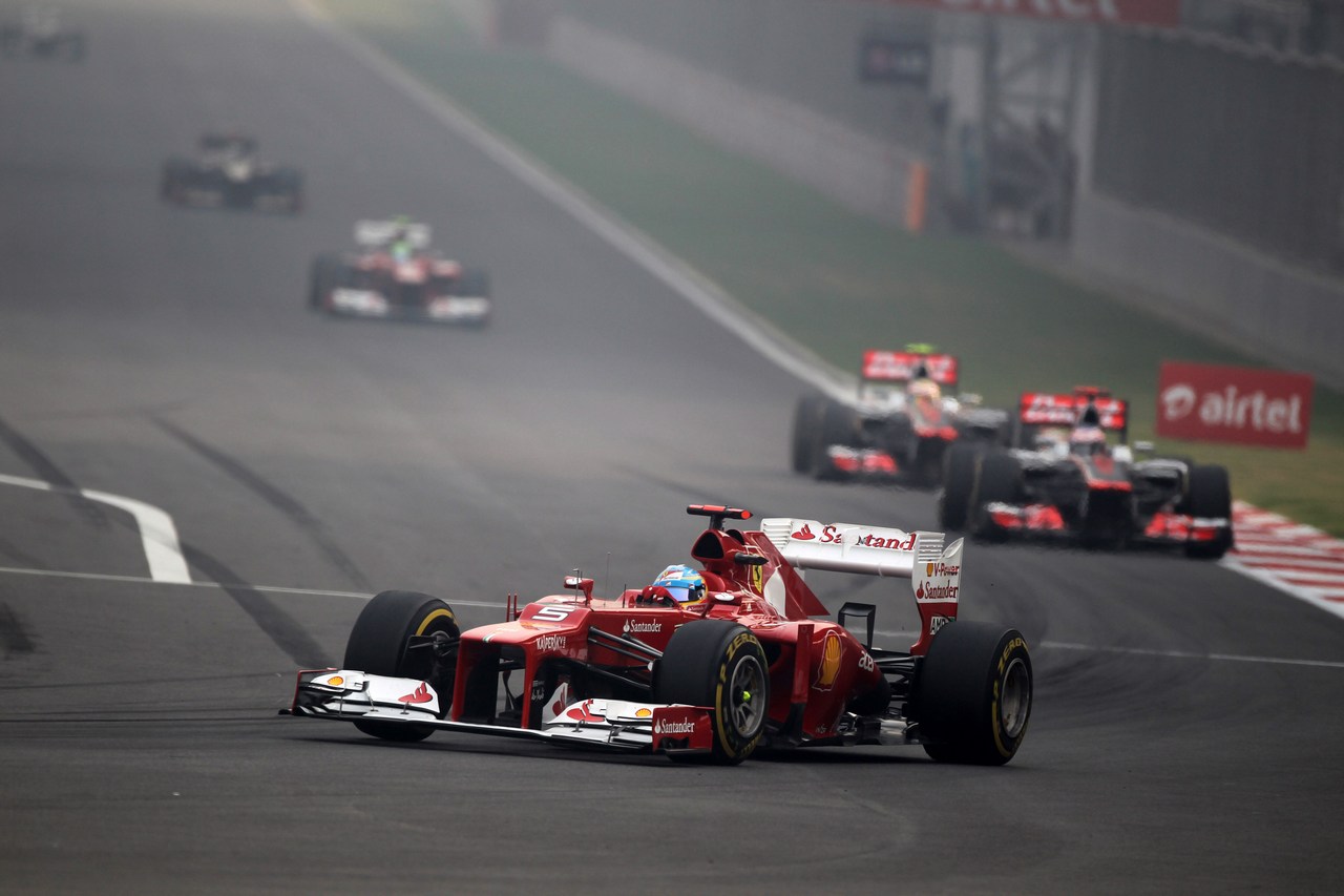 28.10.2012- Race, Fernando Alonso (ESP) Scuderia Ferrari F2012 