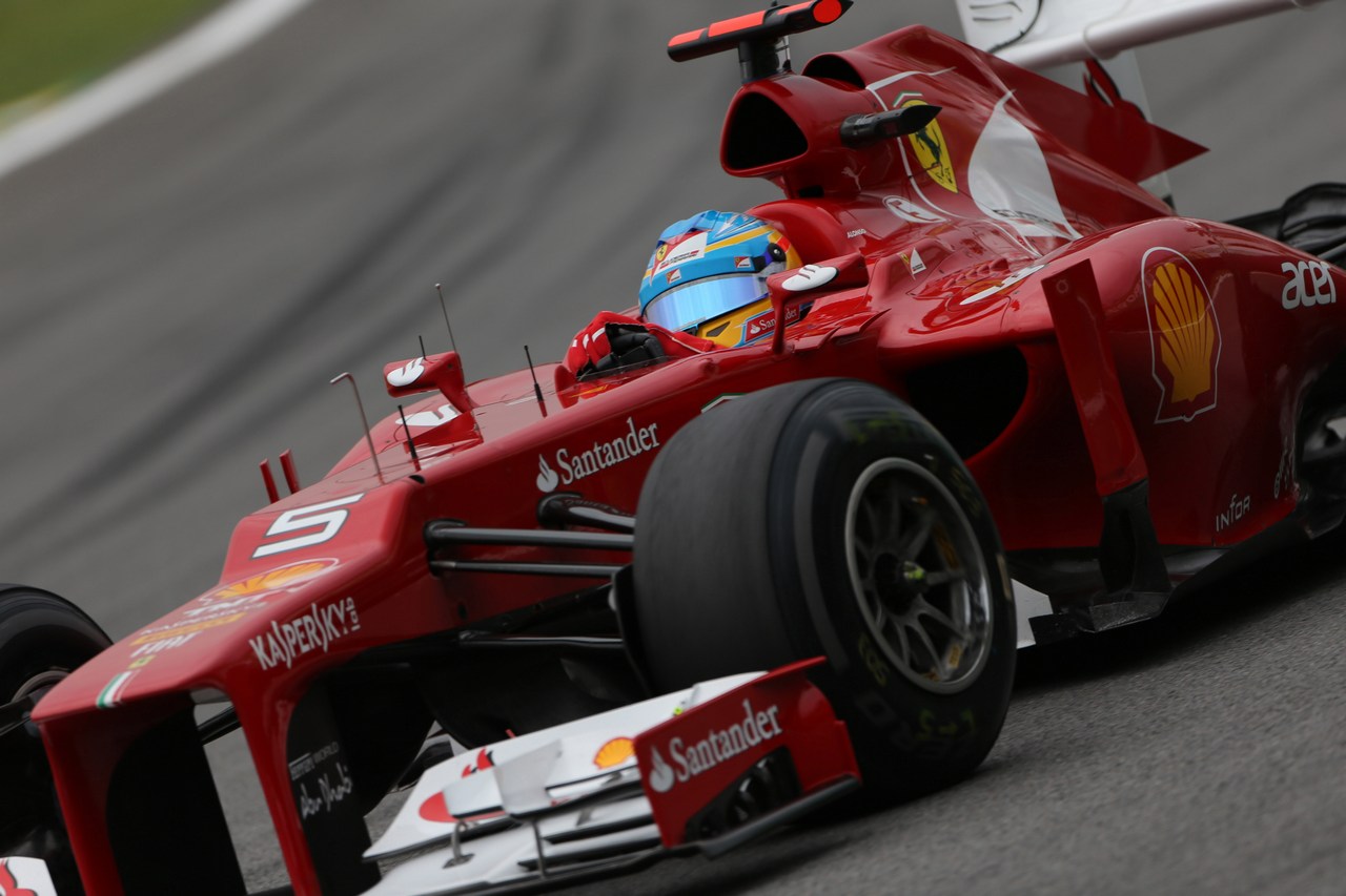24.11.2012- Free Practice 3, Fernando Alonso (ESP) Scuderia Ferrari F2012 