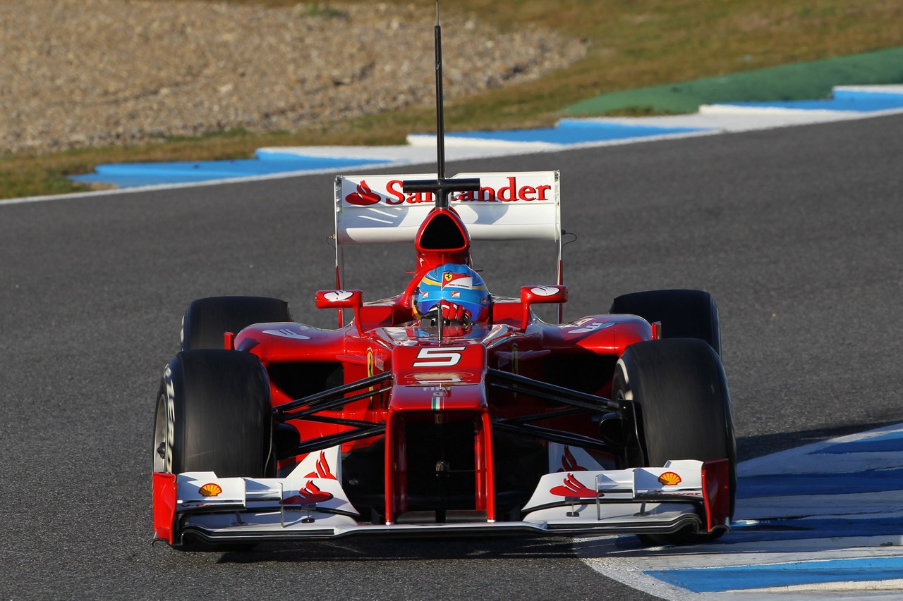 09.02.2012 Jerez, Spain,
Fernando Alonso (ESP), Scuderia Ferrari   - Formula 1 Testing, day 1 - Formula 1 World Championship 