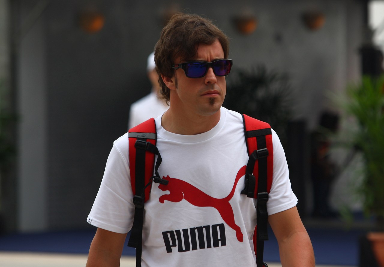 22.03.2012- Fernando Alonso (ESP) Scuderia Ferrari F2012 