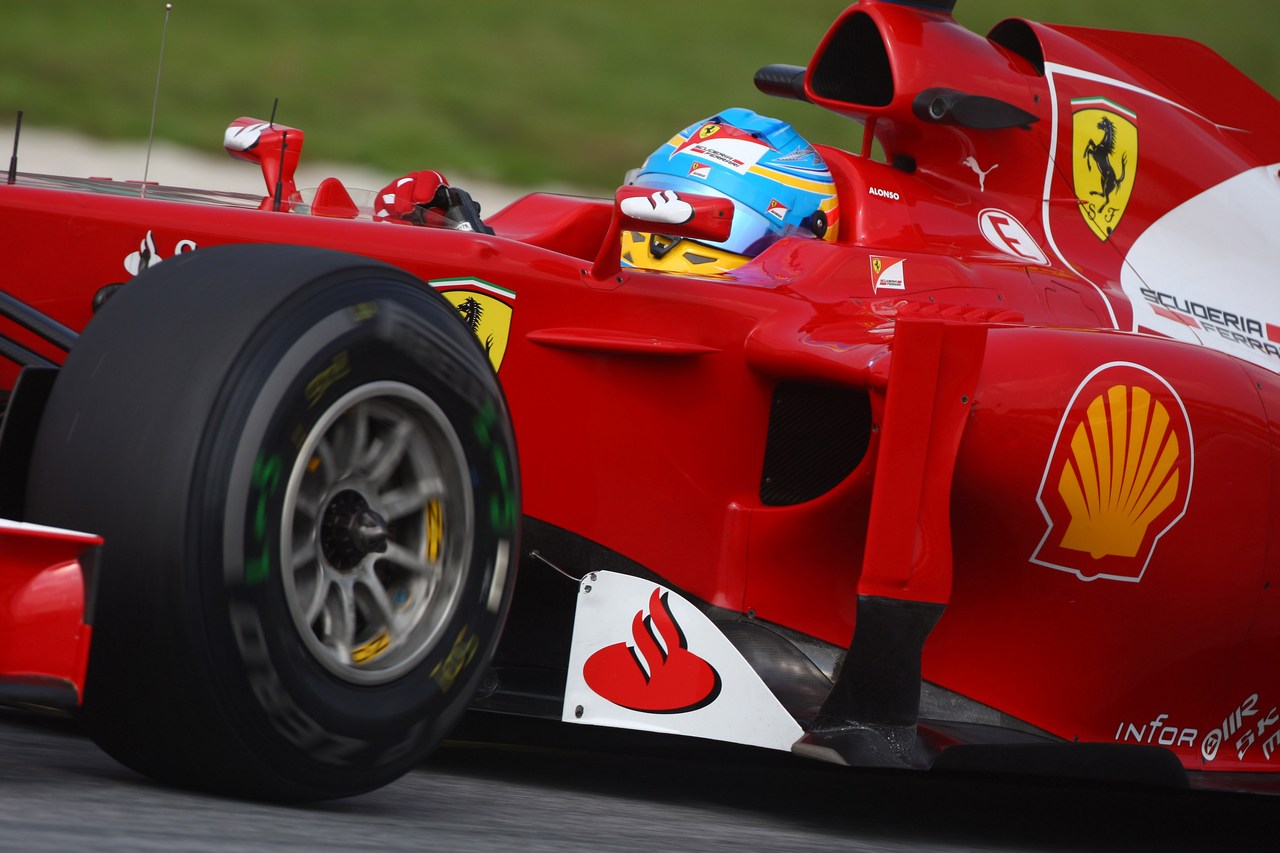 23.03.2012- Free Practice 1, Fernando Alonso (ESP) Scuderia Ferrari F2012 