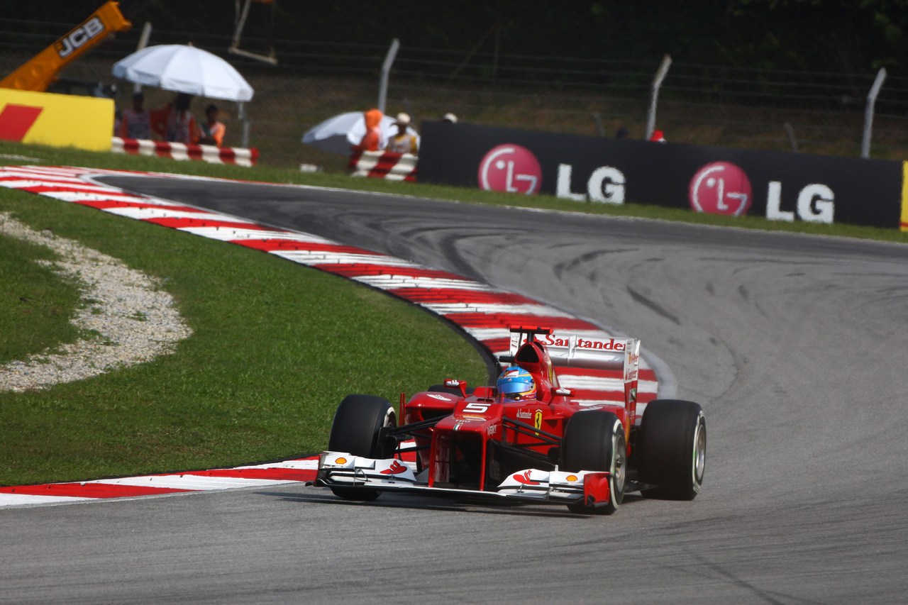 24.03.2012- Qualifying, Fernando Alonso (ESP) Scuderia Ferrari F2012 