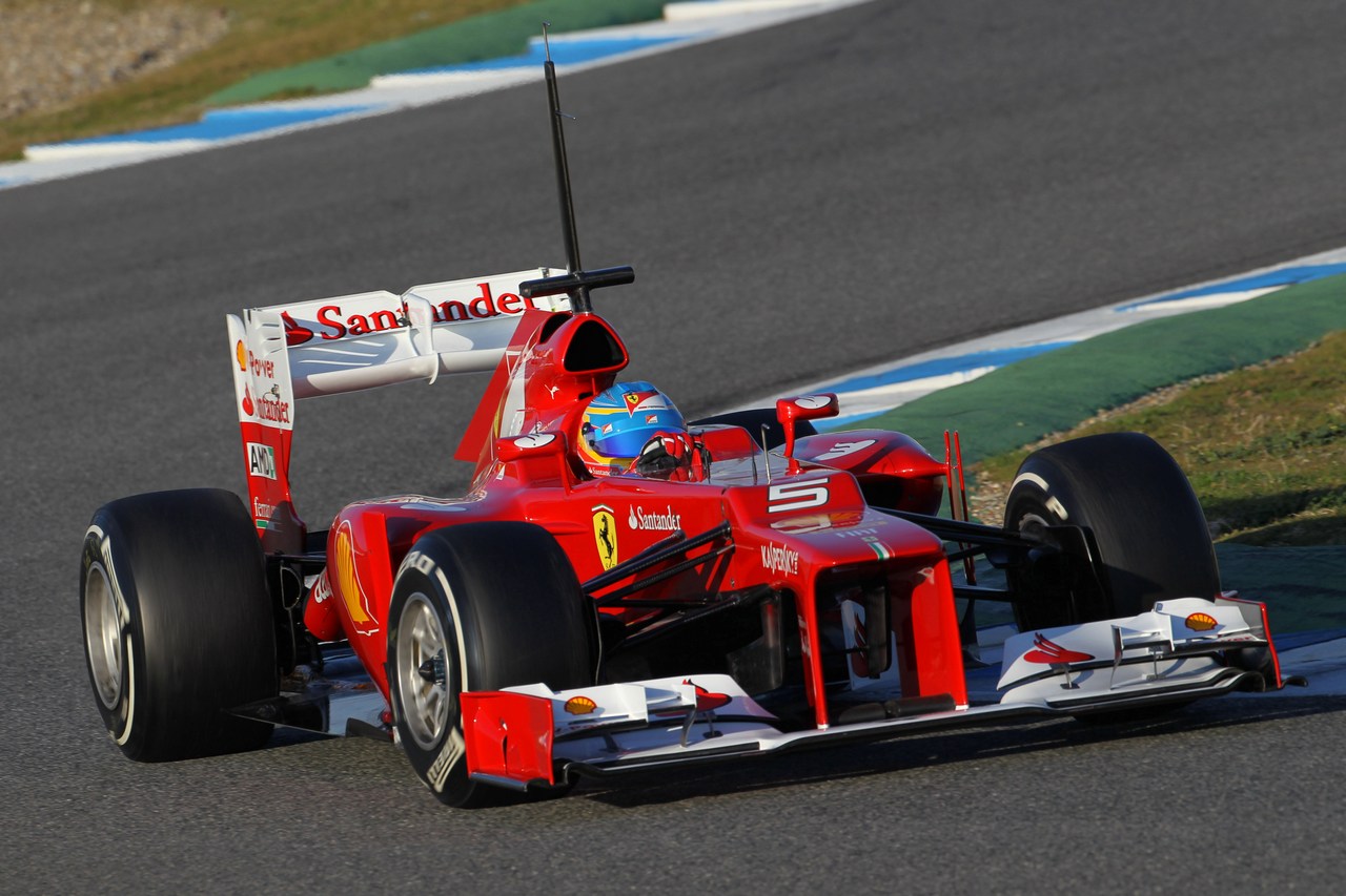 09.02.2012 Jerez, Spain,
Fernando Alonso (ESP), Scuderia Ferrari   - Formula 1 Testing, day 1 - Formula 1 World Championship 