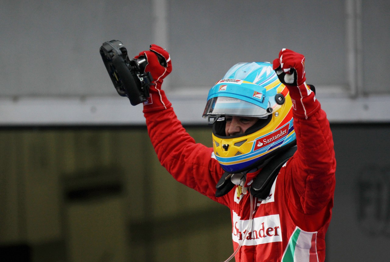 25.03.2012- Race, Fernando Alonso (ESP) Scuderia Ferrari F2012 race winner