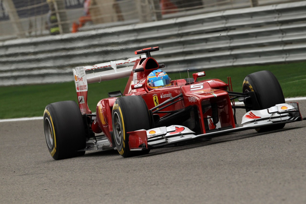 20.04.2012-  Free Practice 2, Fernando Alonso (ESP) Scuderia Ferrari F2012 