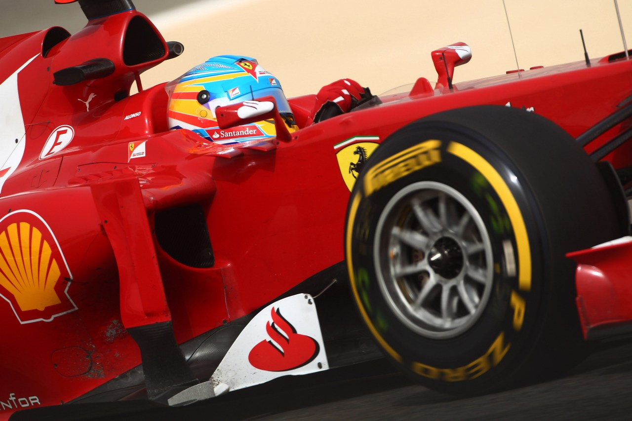 20.04.2012- Free Practice 2, Fernando Alonso (ESP) Scuderia Ferrari F2012 