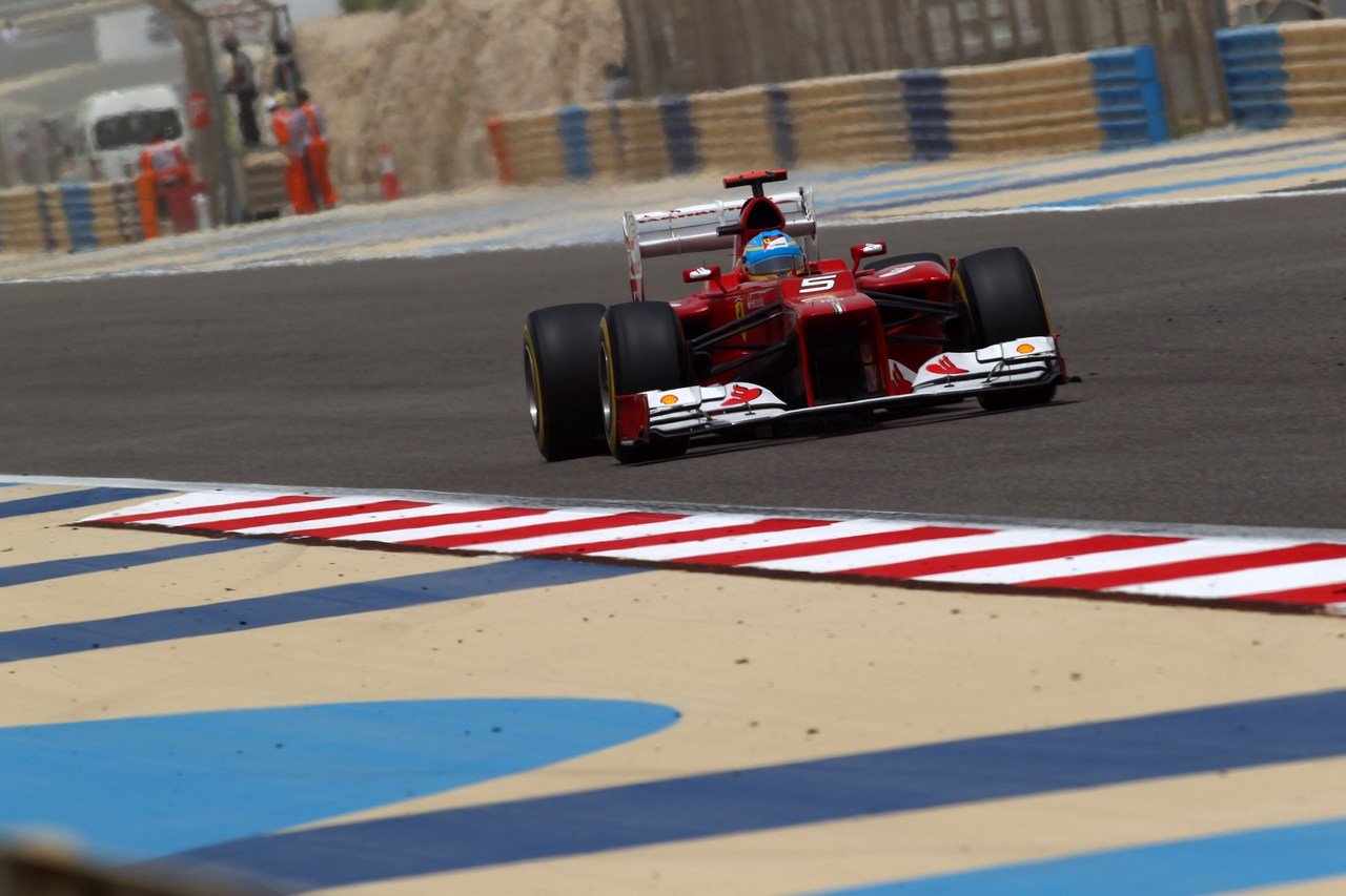 20.04.2012- Free Practice 3, Fernando Alonso (ESP) Scuderia Ferrari F2012 