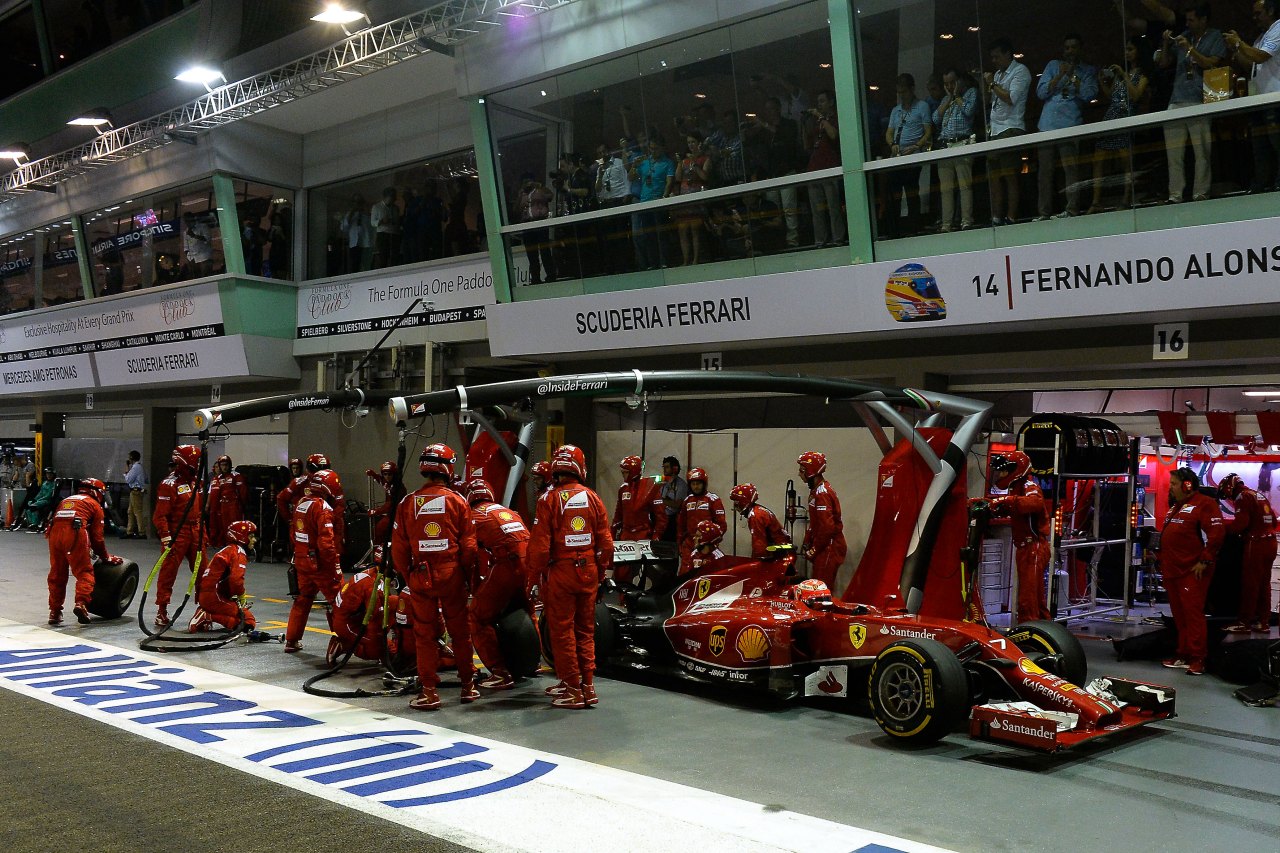 Ferrari al Gran Premio di Singapore 2014