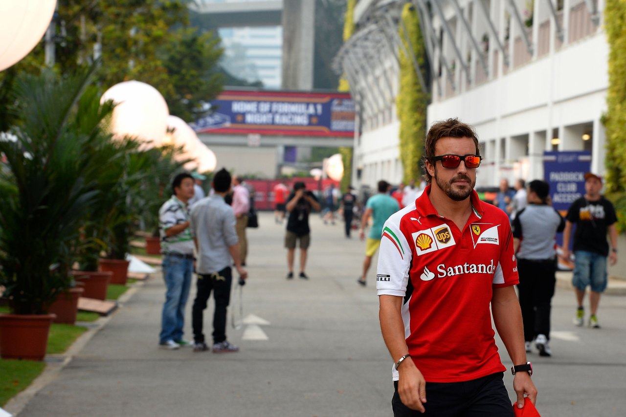 Ferrari al Gran Premio di Singapore 2014