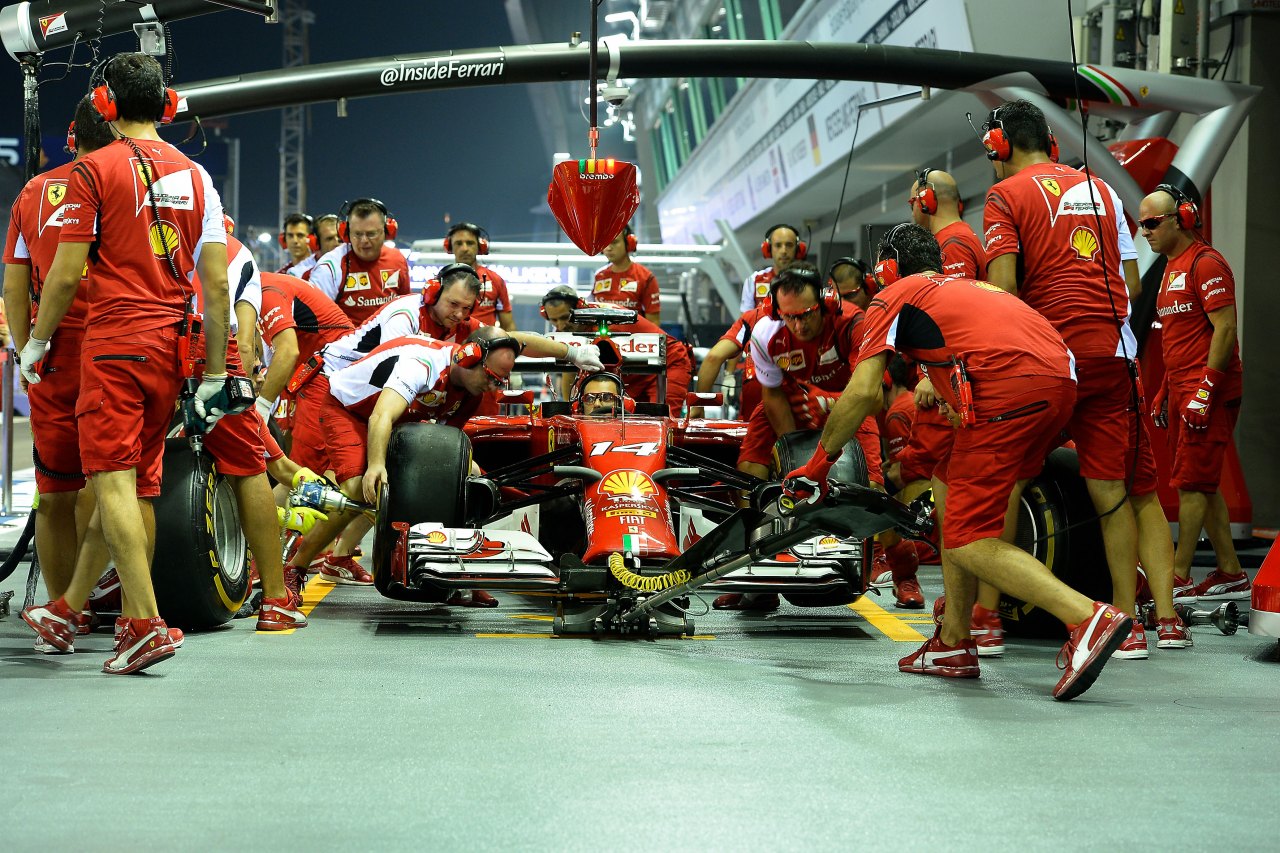 Ferrari al Gran Premio di Singapore 2014