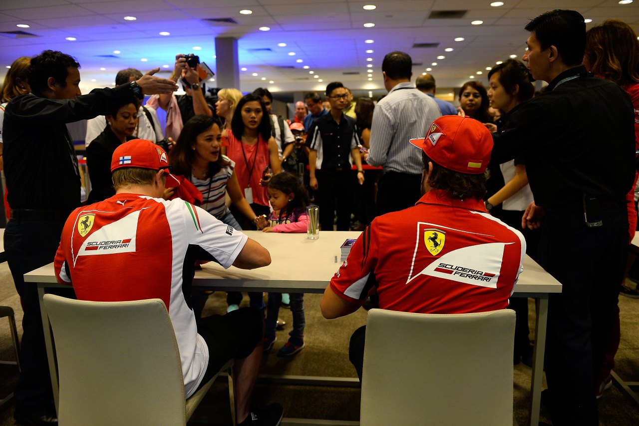 Ferrari al Gran Premio di Singapore 2014