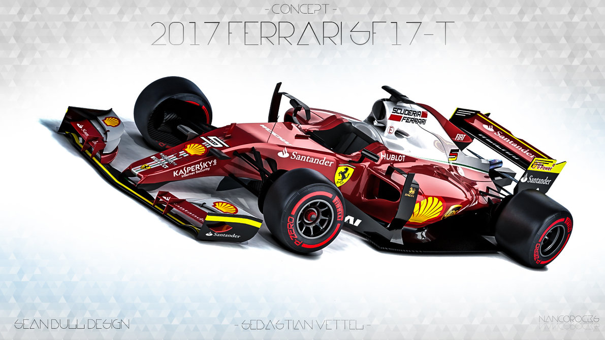 Ferrari F1 2017 rendering