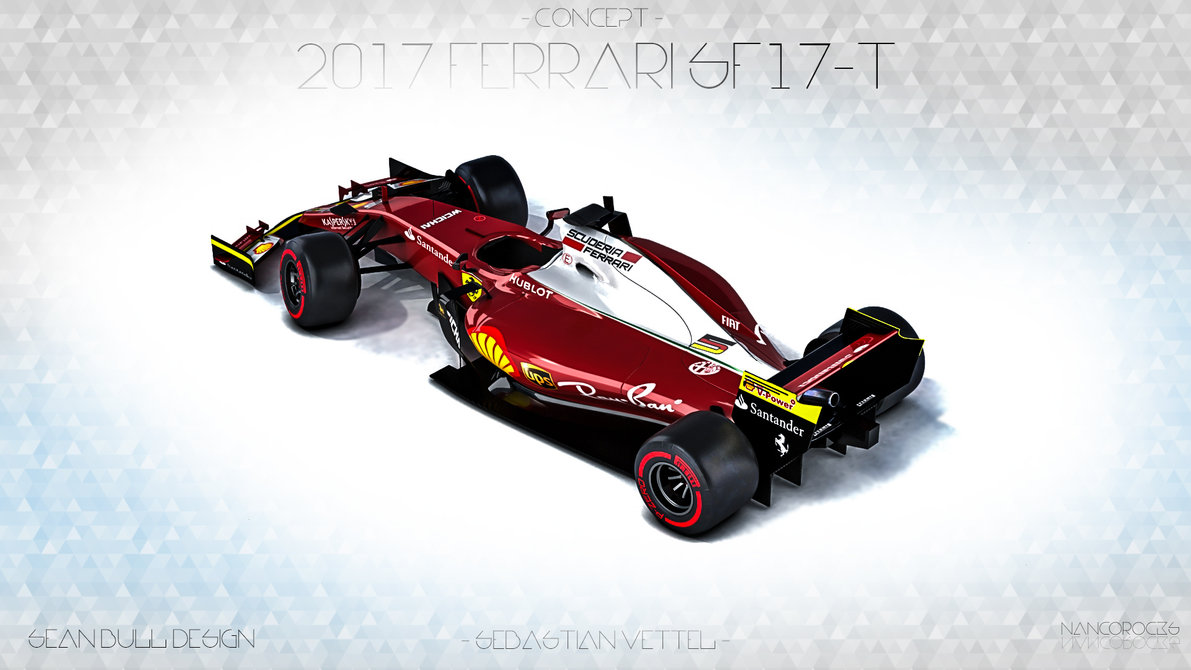 Ferrari F1 2017 rendering