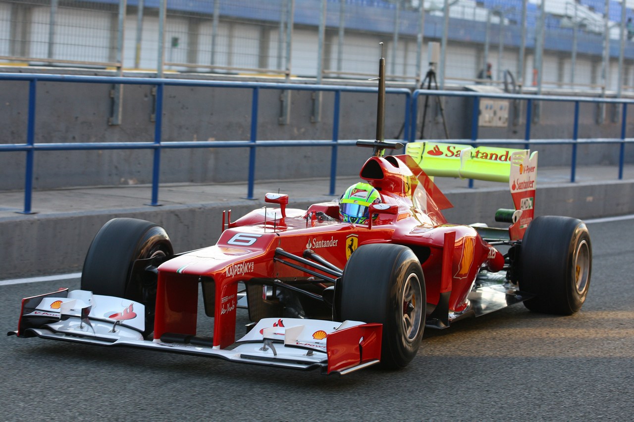 Ferrari F2012 - Test di Jerez - Giorno 1